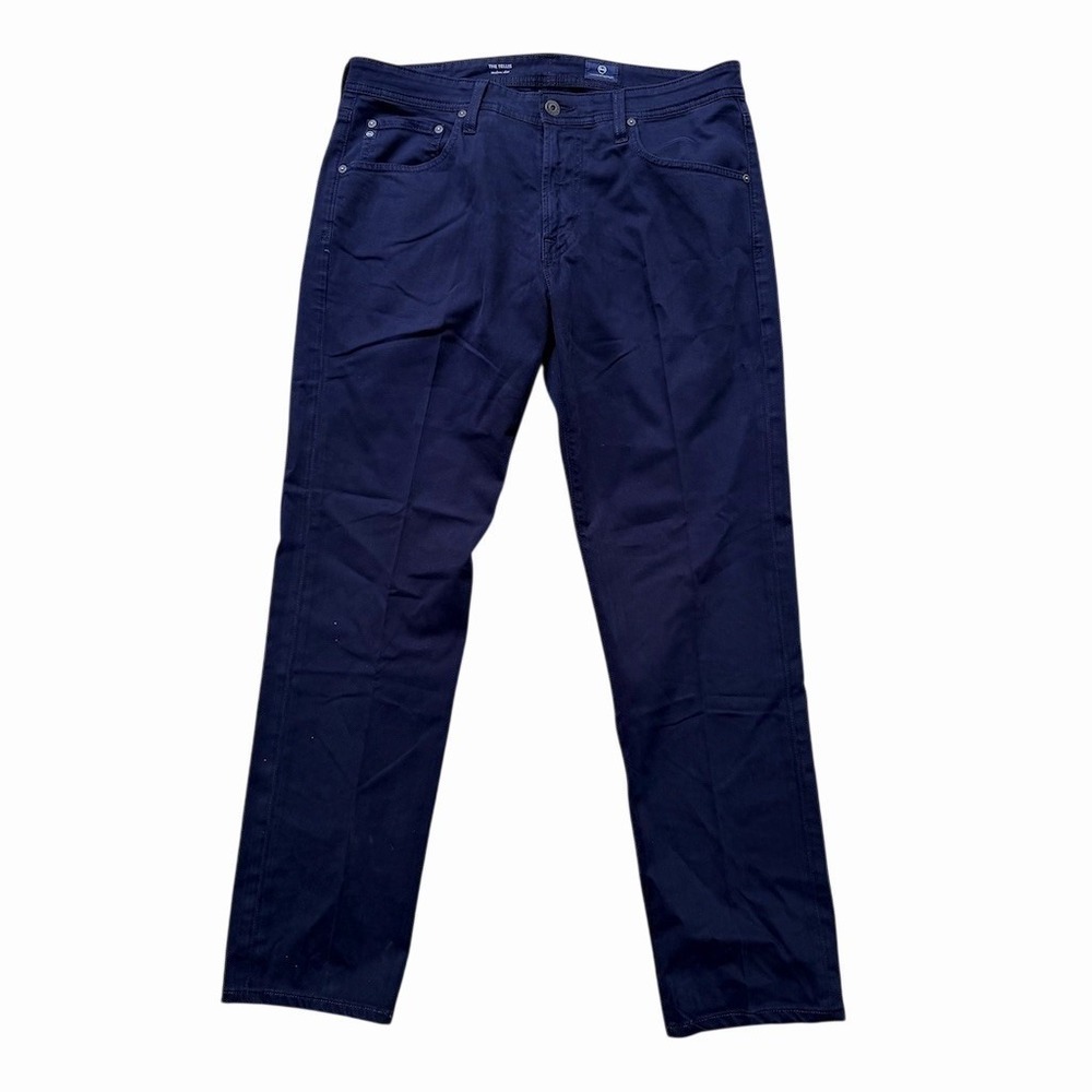 AG Adriano Goldschmied Tellis Pants Mens‎ Size 34 Navy Slim Tapered 32